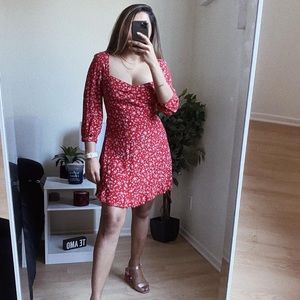 Zara floral dress